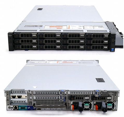 DELL PowerEdge R730xd Xeon E5-2620 v3 2.4GHz(12スレッドCPUx2基