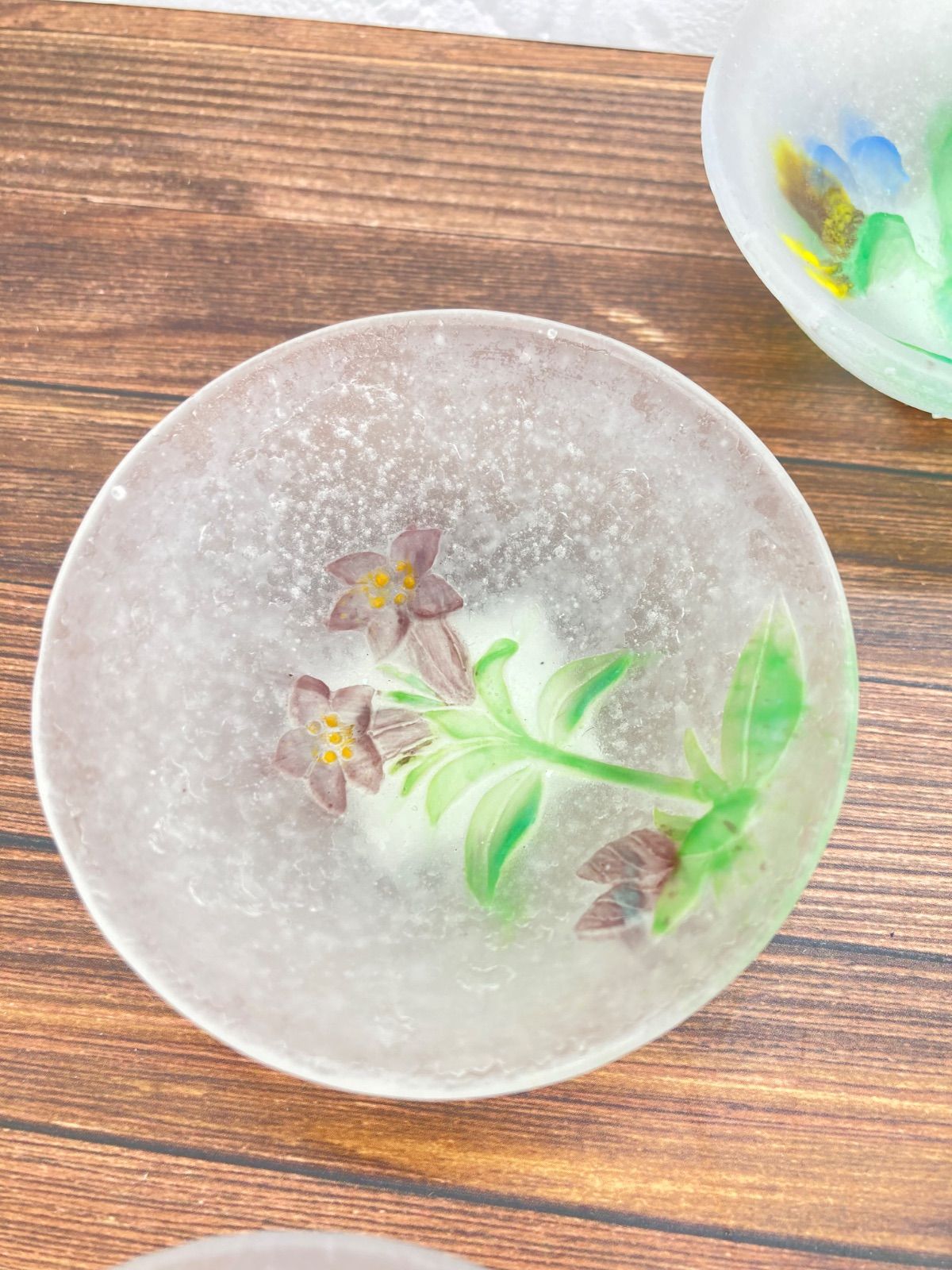 新品】月夜野工房 ガラスのうつわ6個セット お猪口 希少品 2024 小物