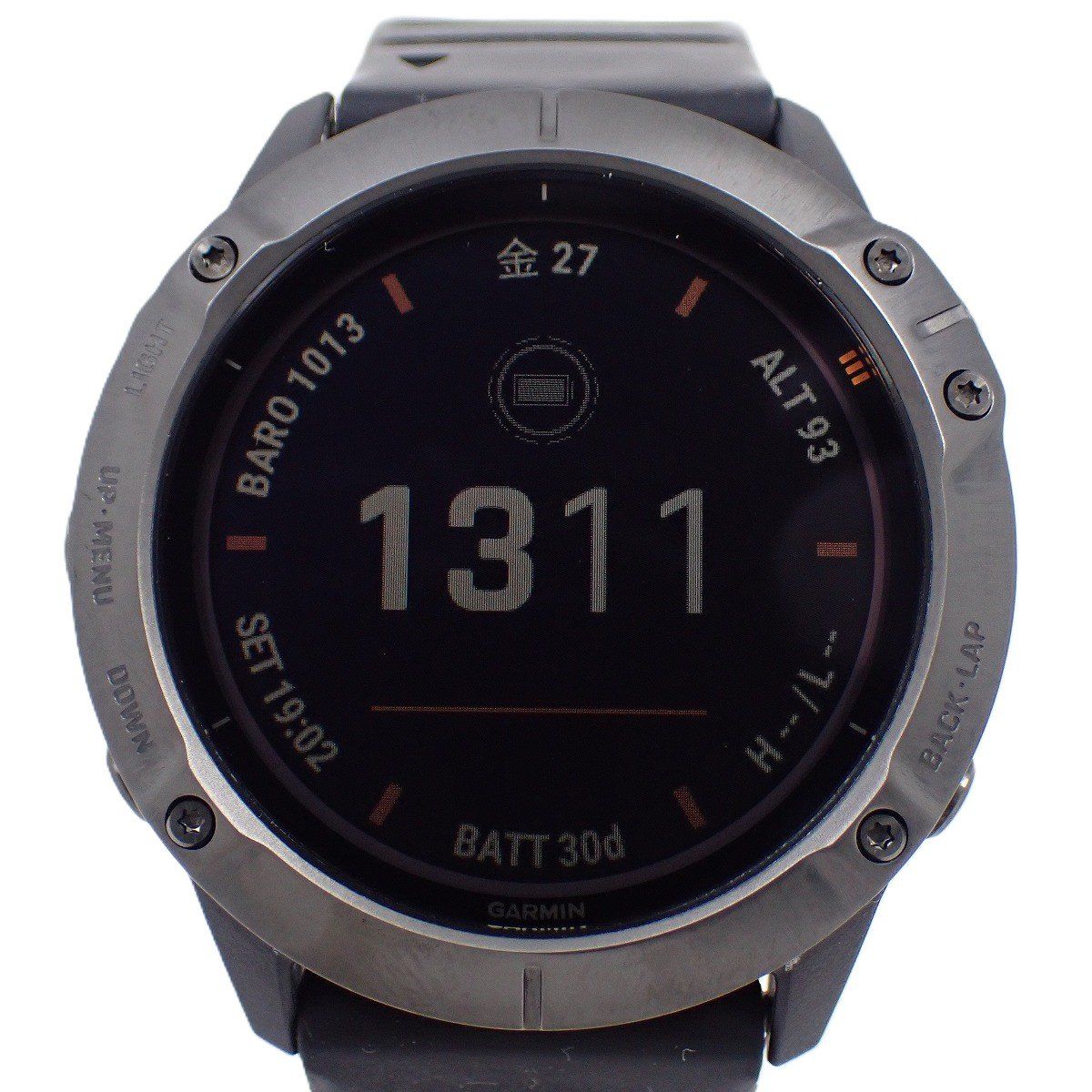 GARMIN ガーミン fenix 6X Pro Dual Power Ti Black DLC マルチ