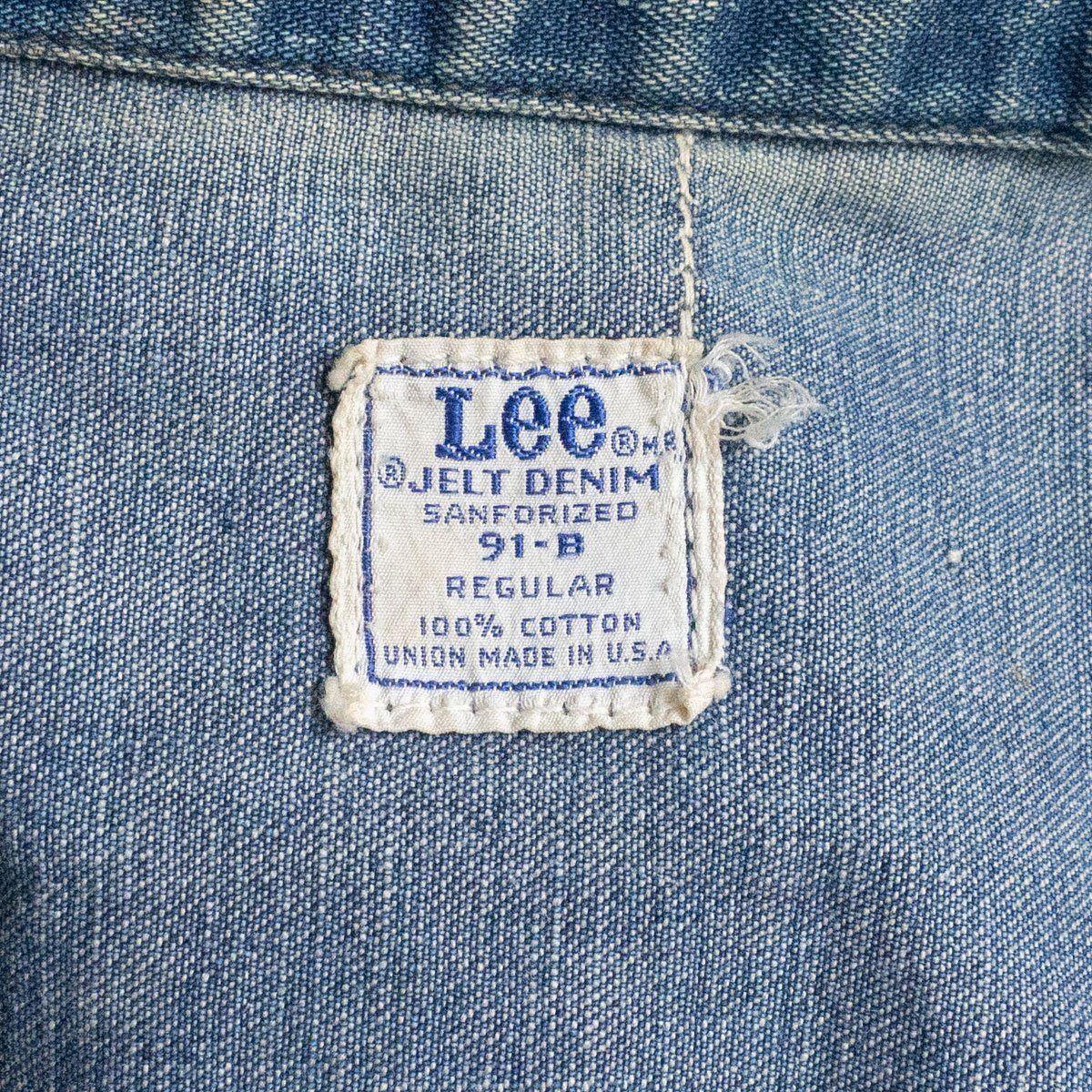 ビッグサイズ46以上/60S】LEE 【91-B JELT DENIM デニム ワーク