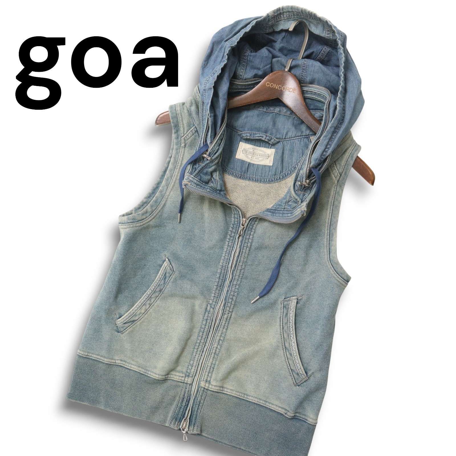 goa ゴア 通年 BONO☆ ボノ フード ヴィンテージ加工 スウェット