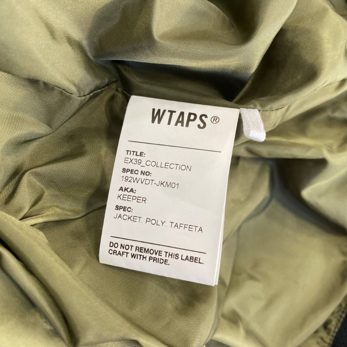 WTAPS KEEPER JACKET. POLY. TAFFETA 3 - ayyildizteknoloji.com.tr