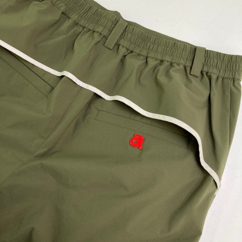 サイズ：40 ARCHIVIO アルチビオ  裾ロゴ ロングパンツ  カーキ系 [240101443414] ゴルフウェア レディース ストスト サイズ：40 ARCHIVIO アルチビオ 裾ロゴ ロングパンツ カーキ系