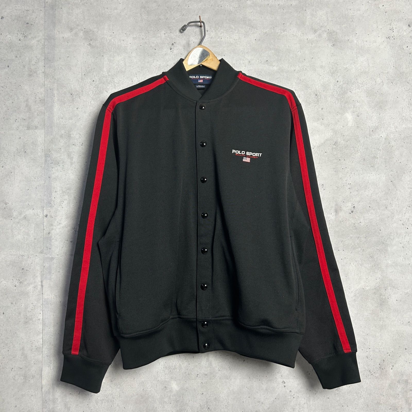 90s~00s POLO SPORT トラックジャケット ブラック 古着 - メルカリ