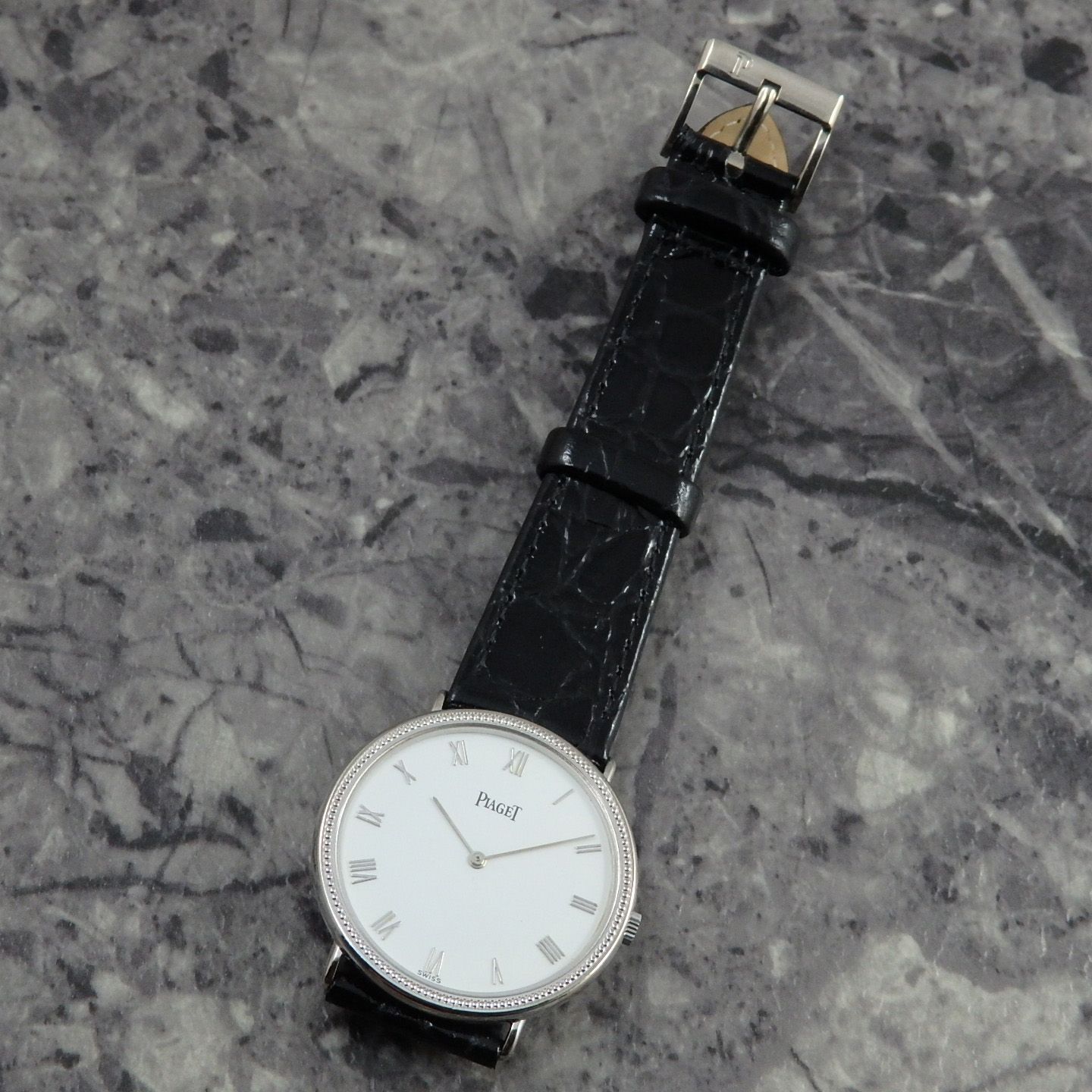 PIAGET ラウンド 90231 Cal.9P2 ピアジェ ヴィンテージ 18KWG 手巻き