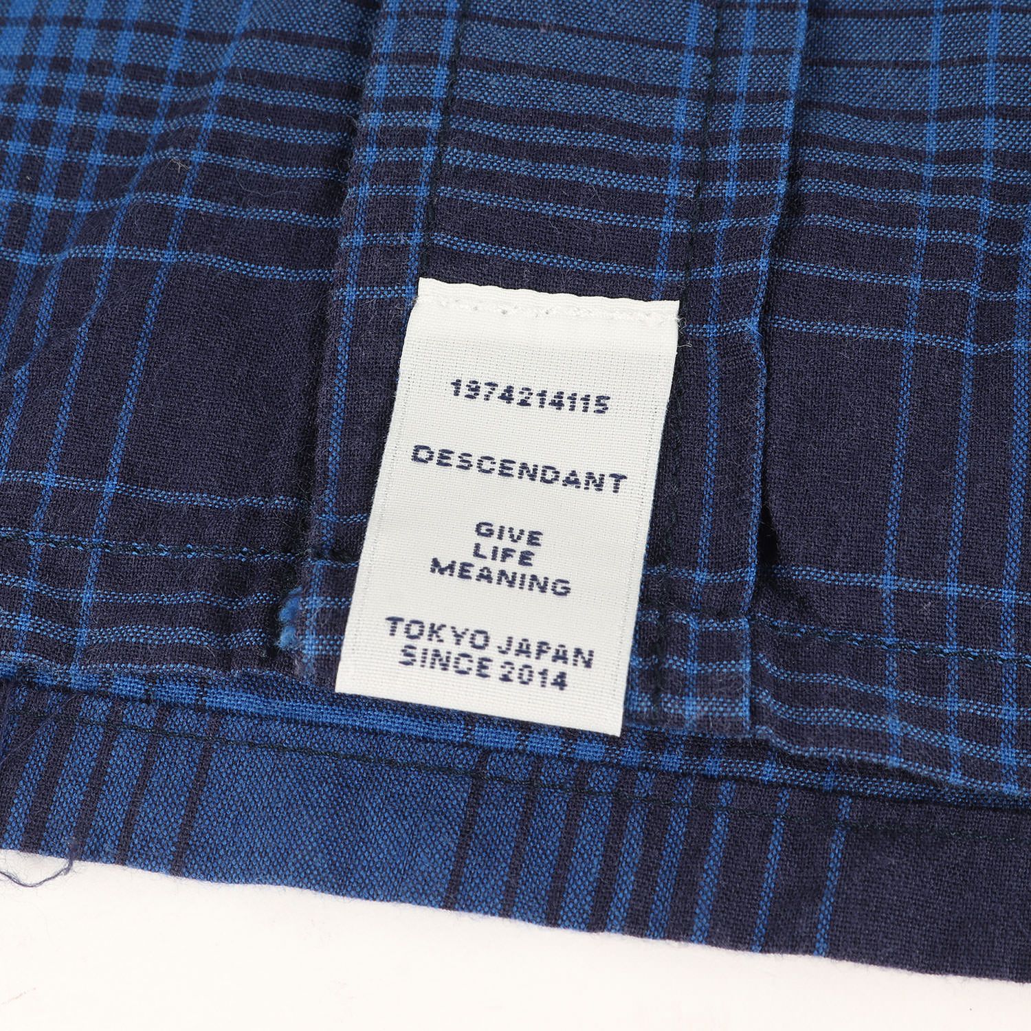 DESCENDANT ディセンダント シャツ サイズ:2 オンブレチェック