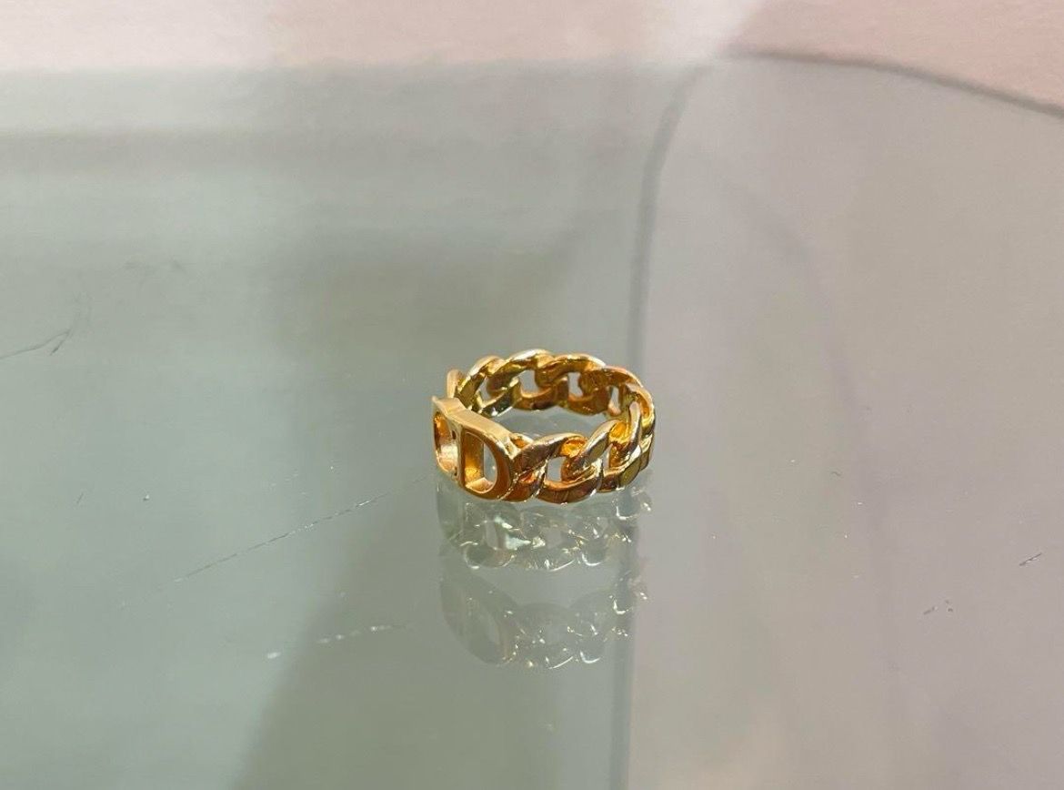 ☆NA471 美品！Dior アイコンチェーンリング M 11～12号 指輪