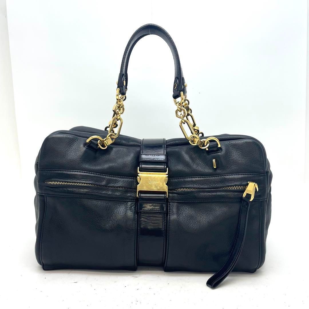 ❤️ロエベ ゴールドボストンバッグ❤️ ま*り様 LOEWE ロエベ