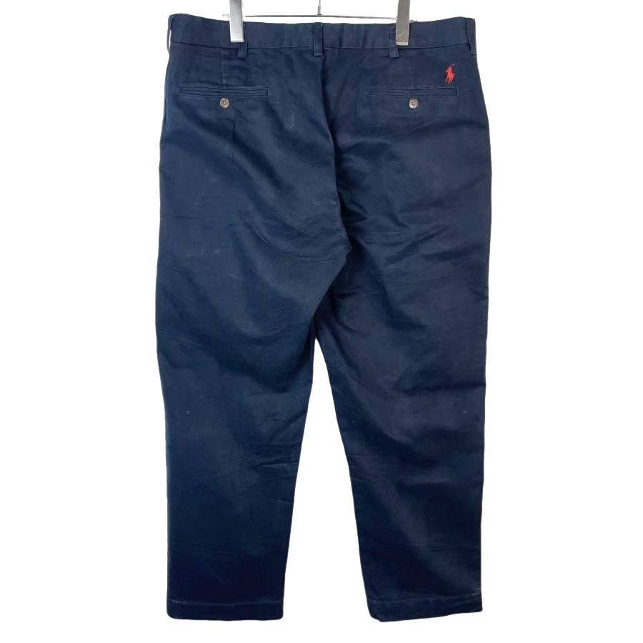 ポロバイラルフローレンPolo By Ralph Laurenツータックチノパンツ紺