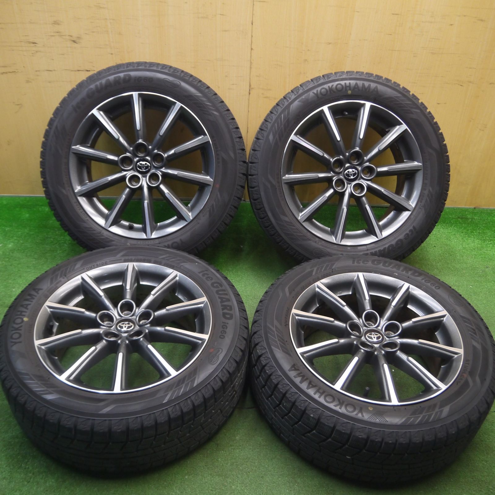 送料無料] バリ溝！キレイ！8.5分☆トヨタ 86 スバル BRZ 純正 205 
