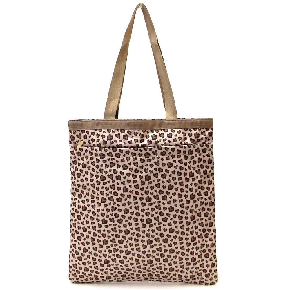 LeSportsac レスポートサック バッグ アウトレット ラージ エメラルド トートバッグ A4 レオパード ヒョウ柄 1589 HC09