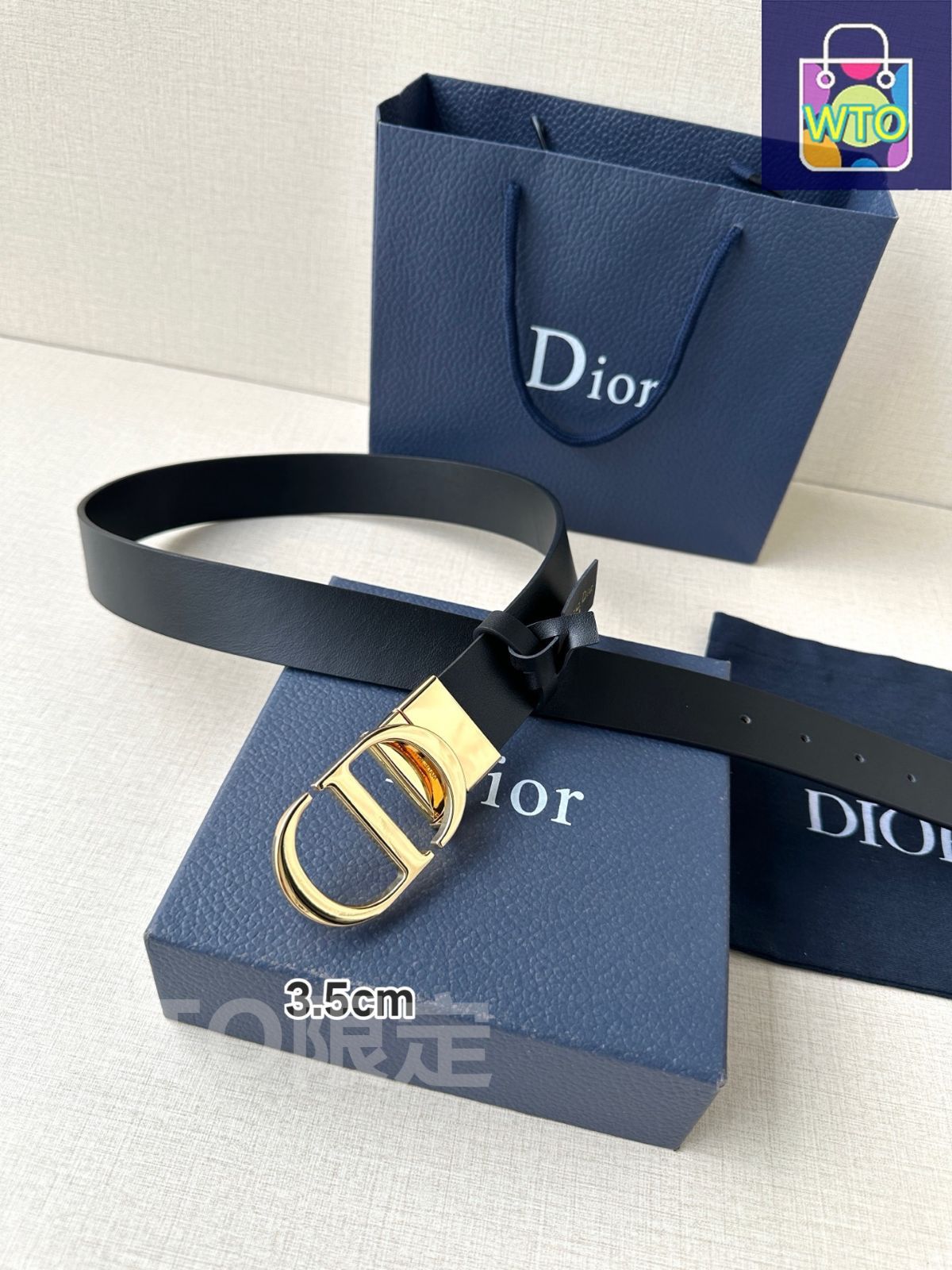 美品！阪急購入ディオールリバーシブルベルト 美品！阪急購入ディオールリバーシブルベルト Christian Dior（ベルト