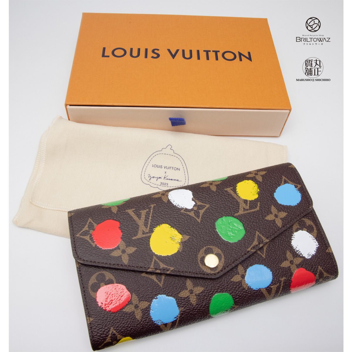 限定ルイヴィトン ポルトフォイユ・サラNM M81980 LV×YK(草間彌生) Amazon | [ルイヴィトン] M81980 ポルトフォイユ・サラ NM LV