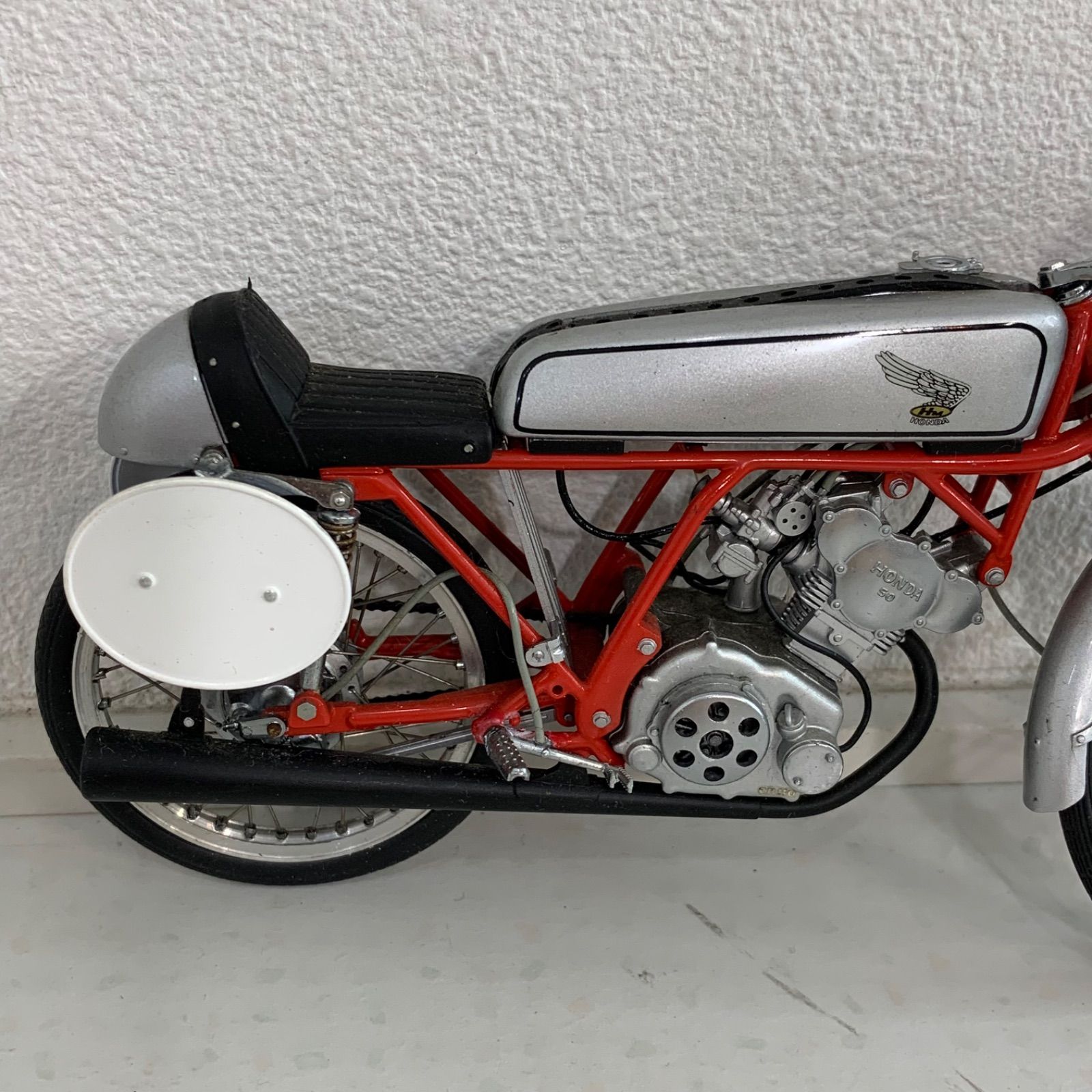 絶版・未展示＞EBBRO エブロ 1/10 Honda CR110 CUB RACING 1962 (RED