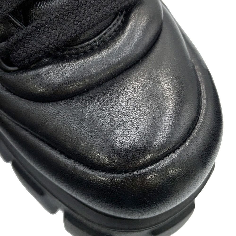 プラダ スニーカー モノリス 厚底 レディースサイズ38 1/2 1E119N