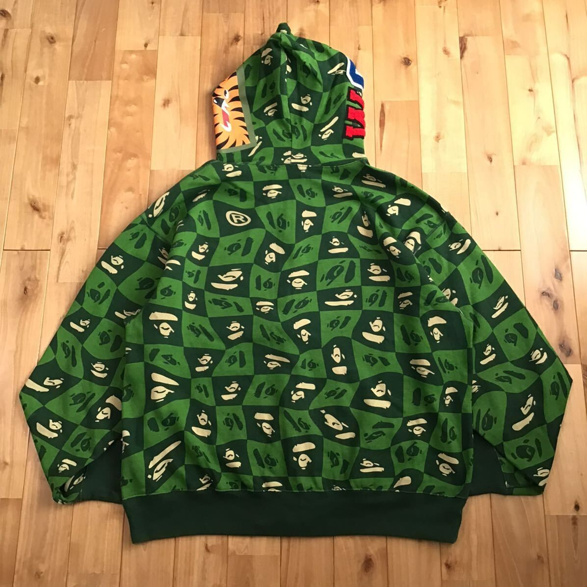 2XL BAPE FACE LOGO シャーク パーカー a bathing ape shark full zip hoodie エイプ ベイプ  アベイシングエイプ XXL - 百貨店の販売