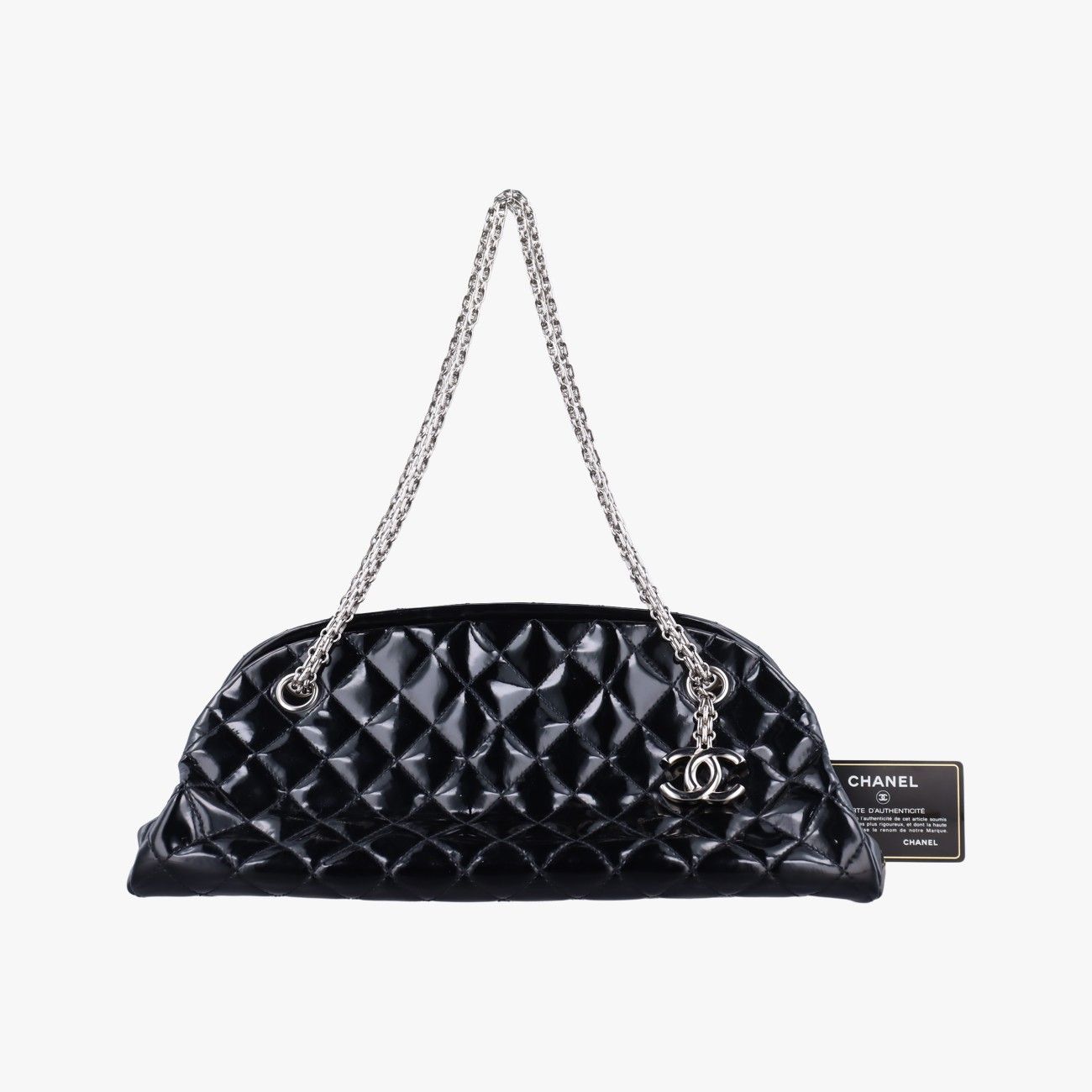 シャネルChanelマドモアゼル ボーリング ブラック レザー A49854 14164044