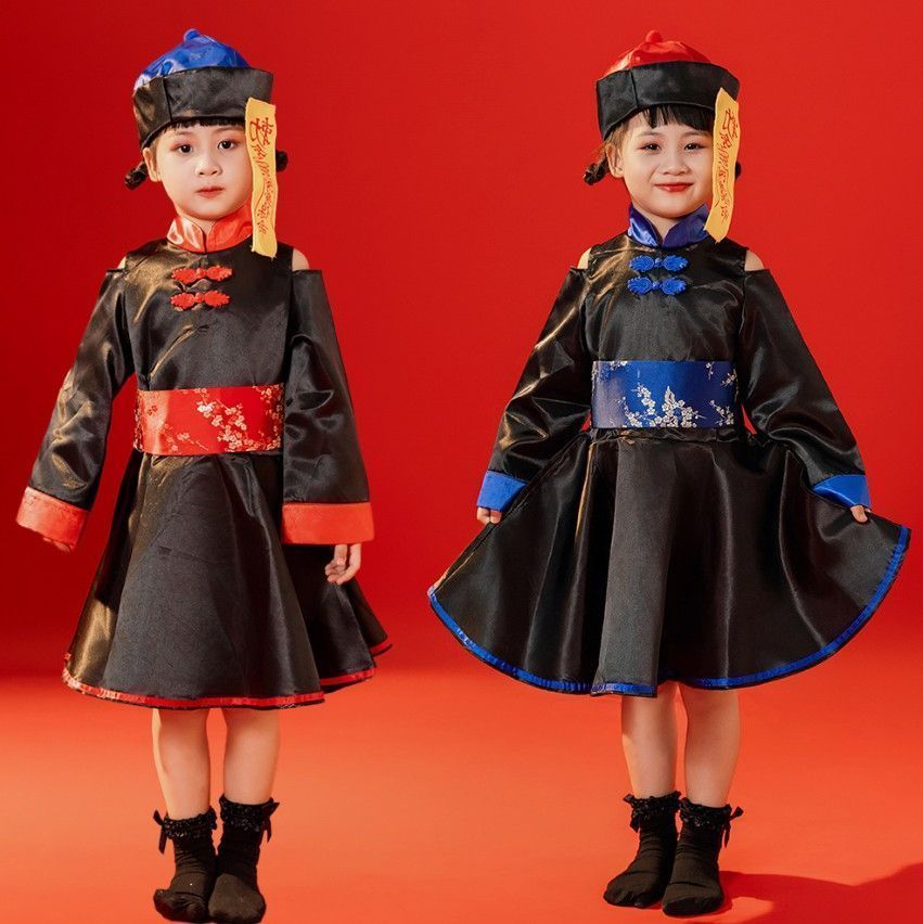 Malymoon コスプレ衣装 チャイナドレス風　キョンシー　青　ブルー Malymoon コスプレ衣装 チャイナドレス風 キョンシー 青 ブルー