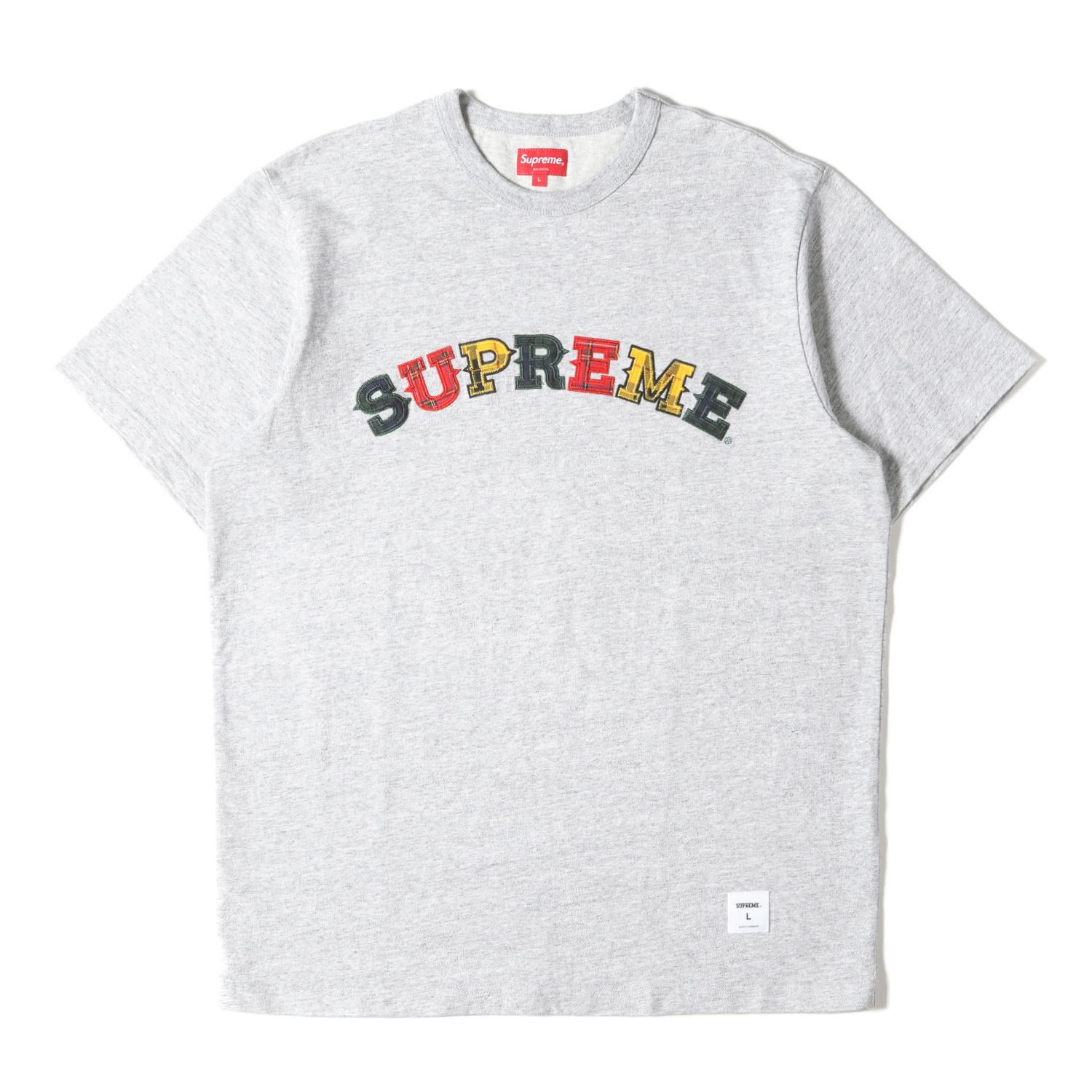 美品 Supreme シュプリーム Tシャツ サイズ:L 20AW チェック柄 