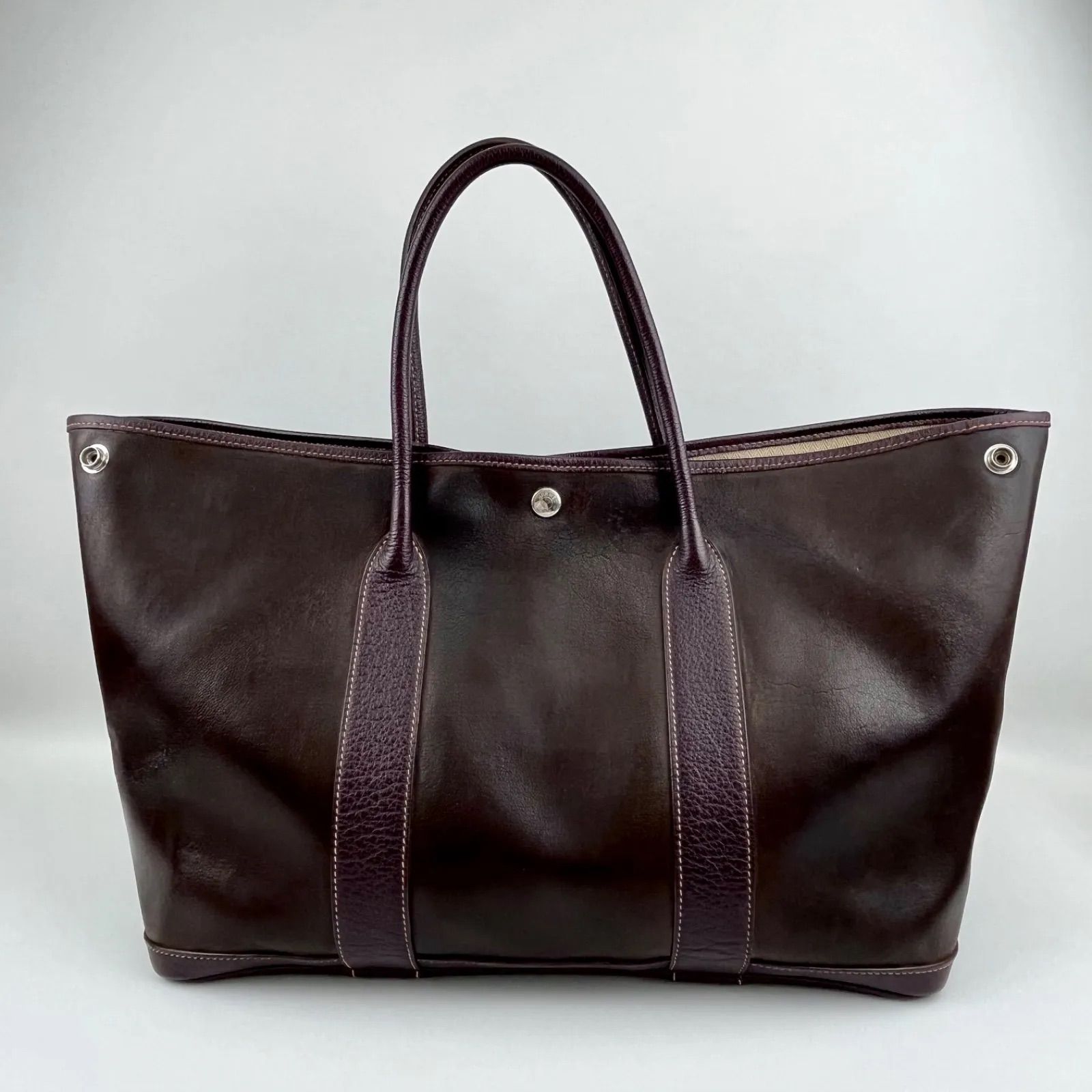 大容量】HERMES エルメス ガーデンパーティ PM アマゾニア 大容量】HERMES エルメス ガーデンパーティ PM アマゾニア
