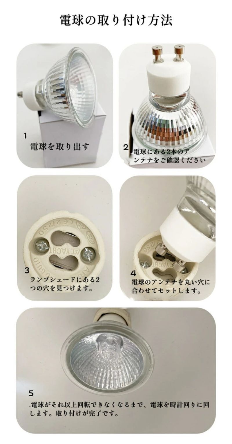 電球2個付き
