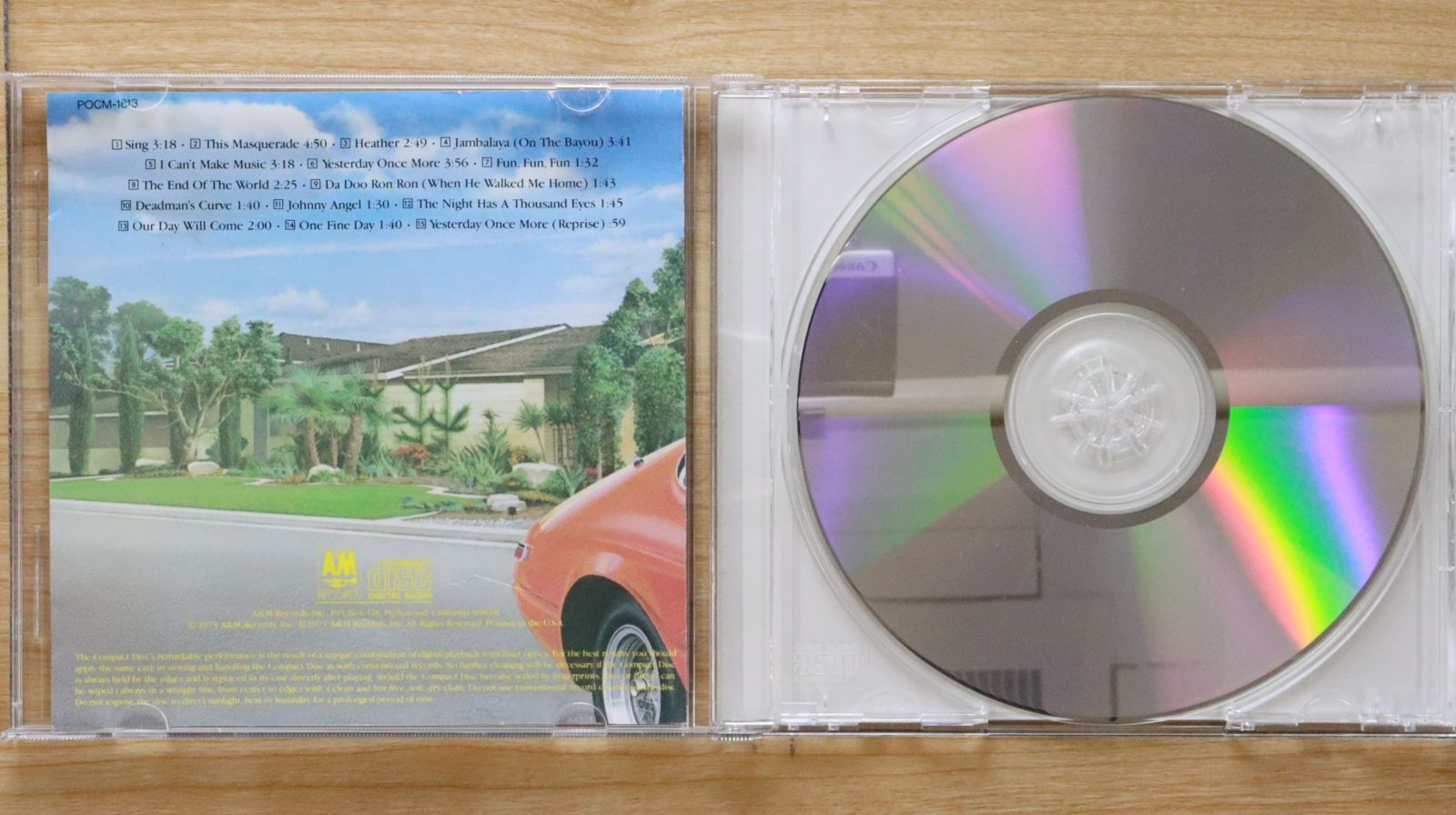国内盤CD☆カーペンターズ/Carpenters□ ナウ・アンド・ゼン