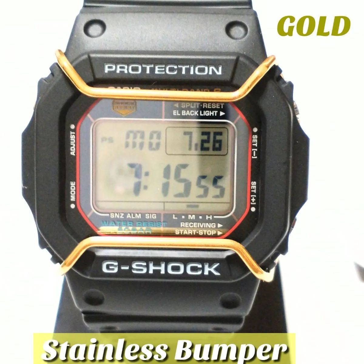 ワイヤーガードバンパー DW-5600 GW-M5610 ゴールド - メルカリ