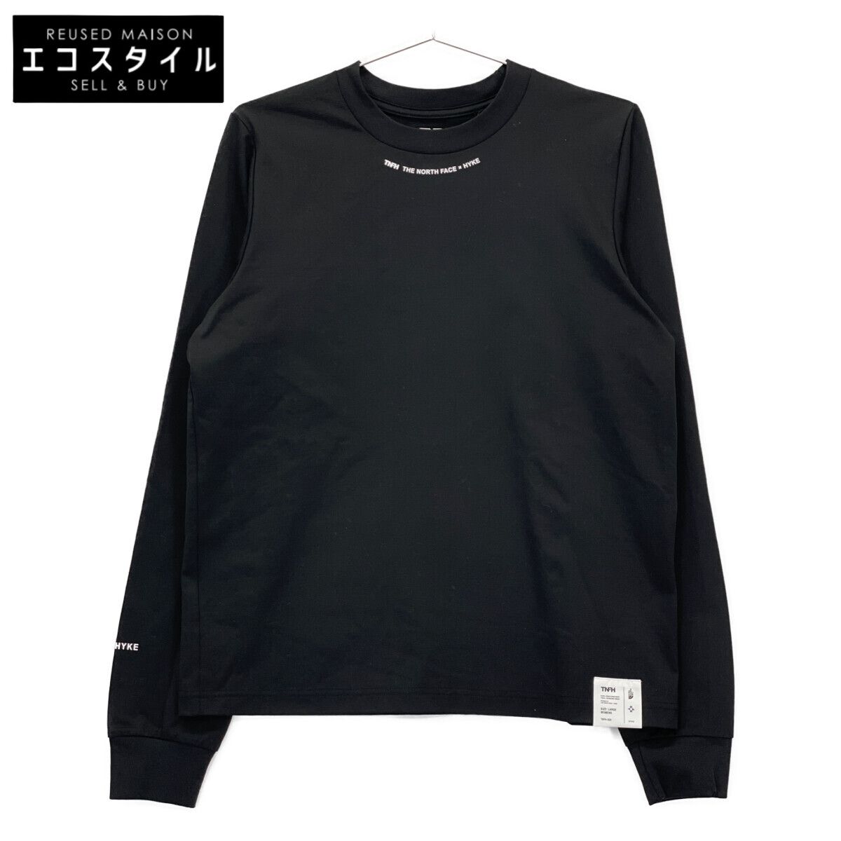 THE NORTH FACE ノースフェイス ×HYKE NTW251HK ﾌﾞﾗｯｸ L|S Trail Crew L