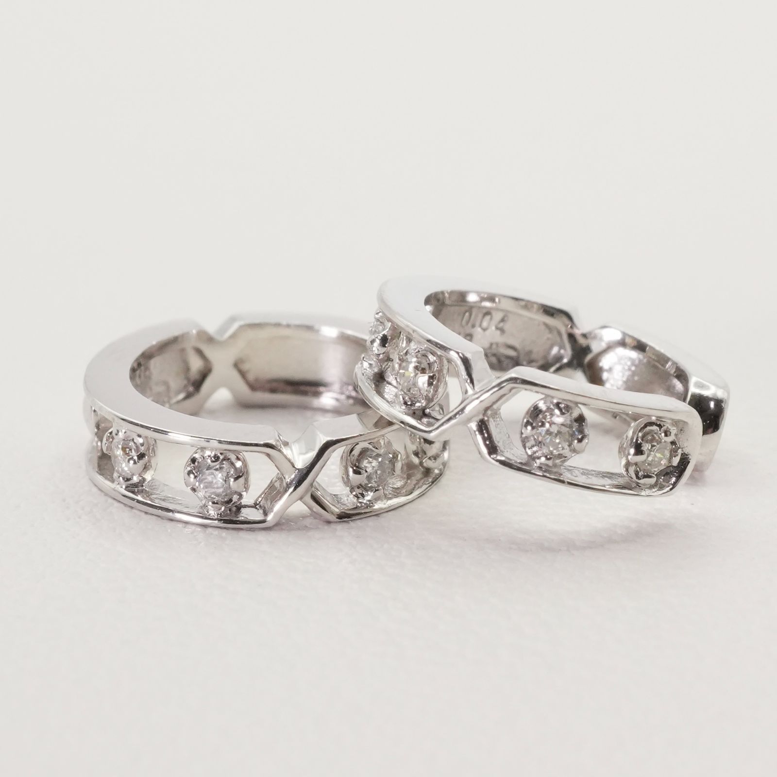 インプレッセ K18WG イヤーカフ ダイヤモンド 0.08ct 24-4961