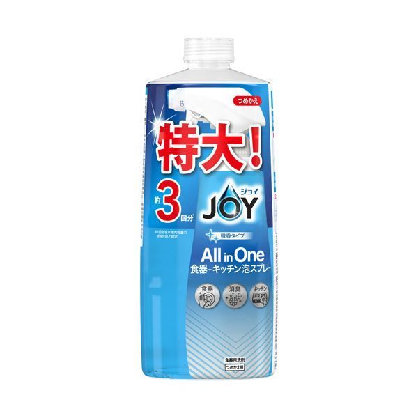 (まとめ）P＆G ジョイミラクル・クリーン泡スプレー 微香タイプ つめかえ用 3回分 690ml 1本 【×10セット】