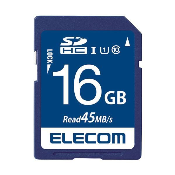 (まとめ）エレコムデータ復旧SDHCカード（UHS-I U1） 16GB MF-FS016GU11R 1枚