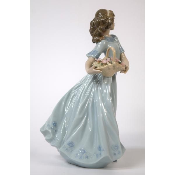 リヤドロ LLADRO「春のお庭に帰って」磁器フィギュア・底部に窯印