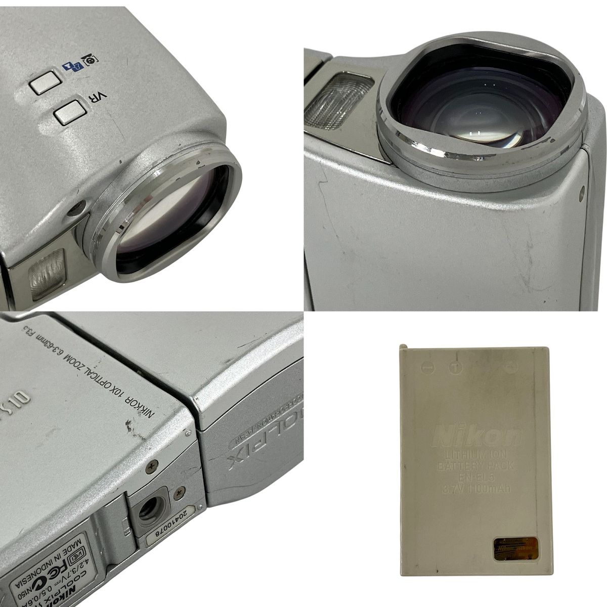 Nikon COOLPIX S10 VR コンパクトデジタルカメラ 中古 Y10288858