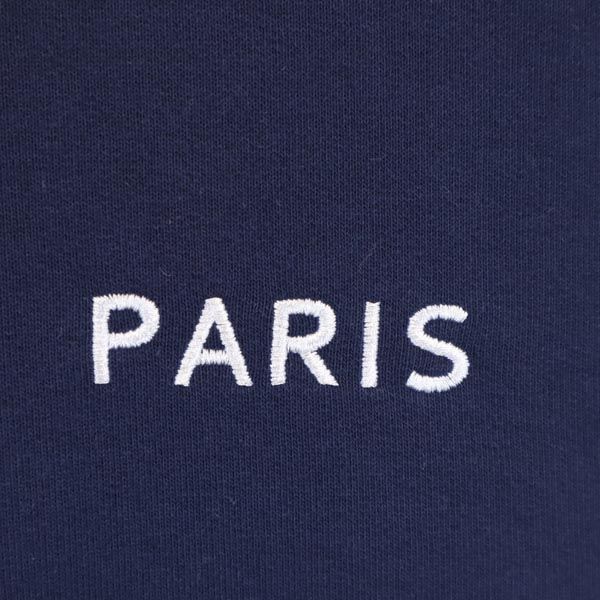 パリ サンジェルマン 長袖 スウェットパーカー M ネイビー PARIS SAINT GERMAIN サッカー チームロゴ 裏起毛 レディース 古着 中古 パリ サンジェルマン スウェットパーカー M ネイビー PARIS