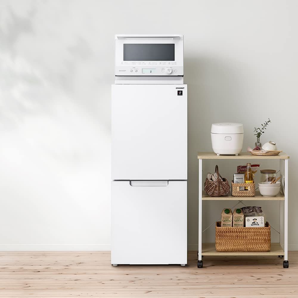 SHARP SJ-GD15J-W 2ドア 冷凍冷蔵庫 152L 2022年製 2022年式SHARP冷蔵庫?✨ シャープ 冷蔵庫 152L 2022年式 SJ-GD15H-w
