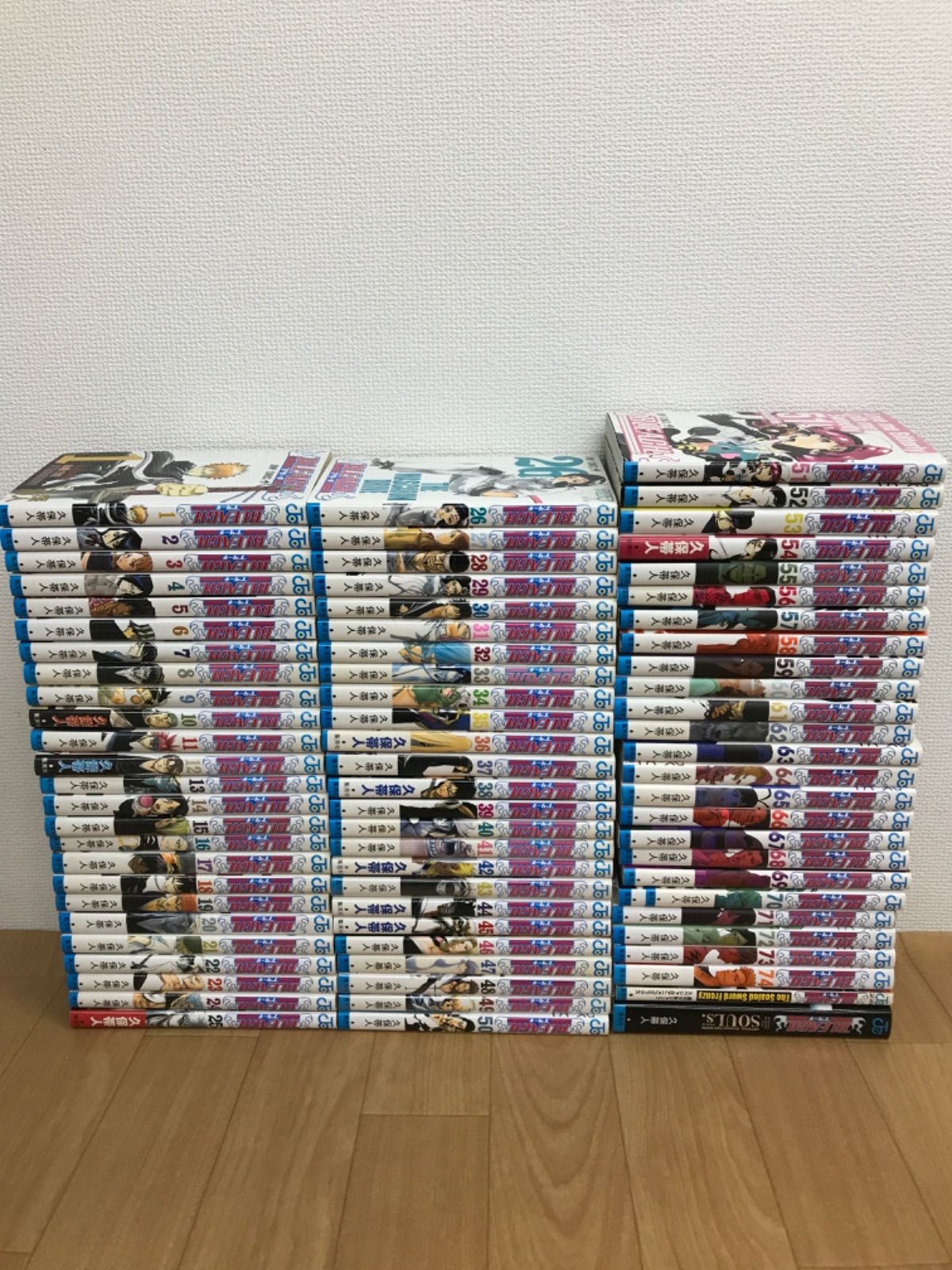 ☆③BLEACH ブリーチ 1~74巻+関連書籍2冊 全巻セット 久保帯