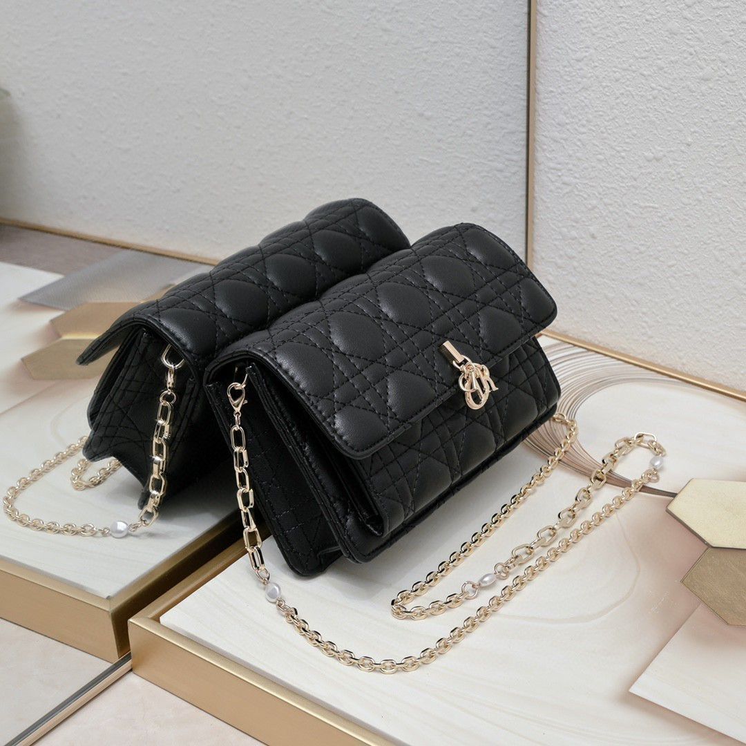 美品 Dior ハンドバッグ Lady Dior [中古] ディオール レディディオール MY ABCDIOR