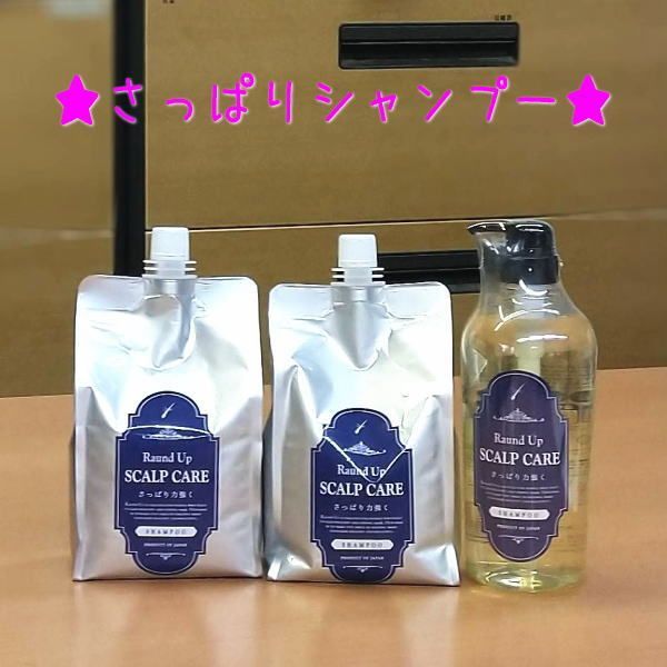 Raund UP（ラウンドアップ） さっぱりシャンプー 本体 800ml＆詰替え