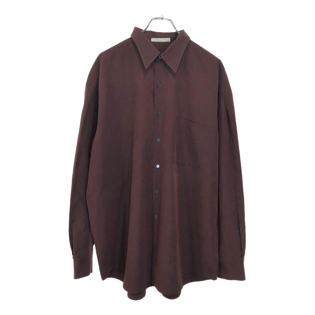 90年代 PERRY ELLIS ペリー エリス レーヨンシャツ ブラウン(メンズ XL