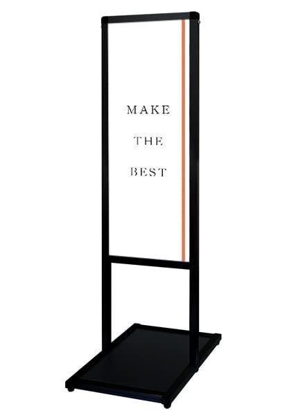 2営業日で発送 … ブラックバリウスメッセージスタンド アクリルタイプ A3縦縦 BVAMSAC-A3TT 1台