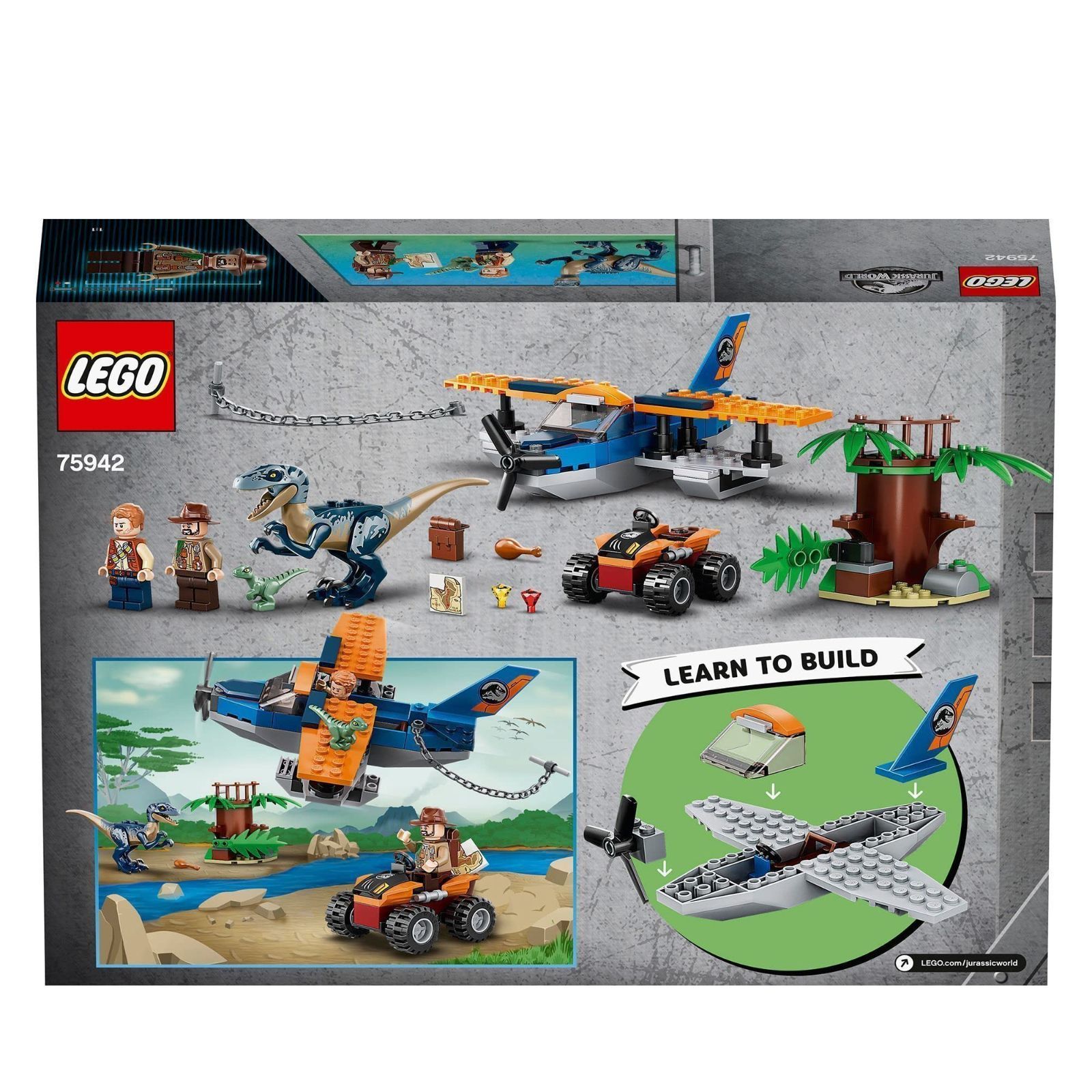 新着商品】75942 ヴェロキラプトル:空のレスキューミッション レゴ