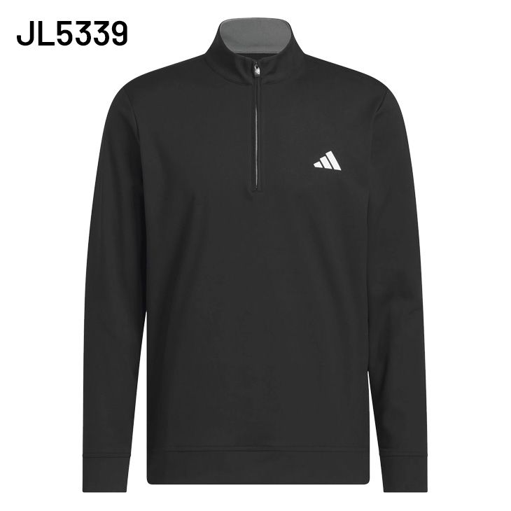 アディダス スウェットシャツ 長袖 メンズ ゴルフウェア adidas GOLF ハーフジップ プルオーバー ゴルフトレーナー ストレッチ ゴルフスウェット 男性 紳士用 メンズウェア 服 トップス ADIDAS GOLF JVU44