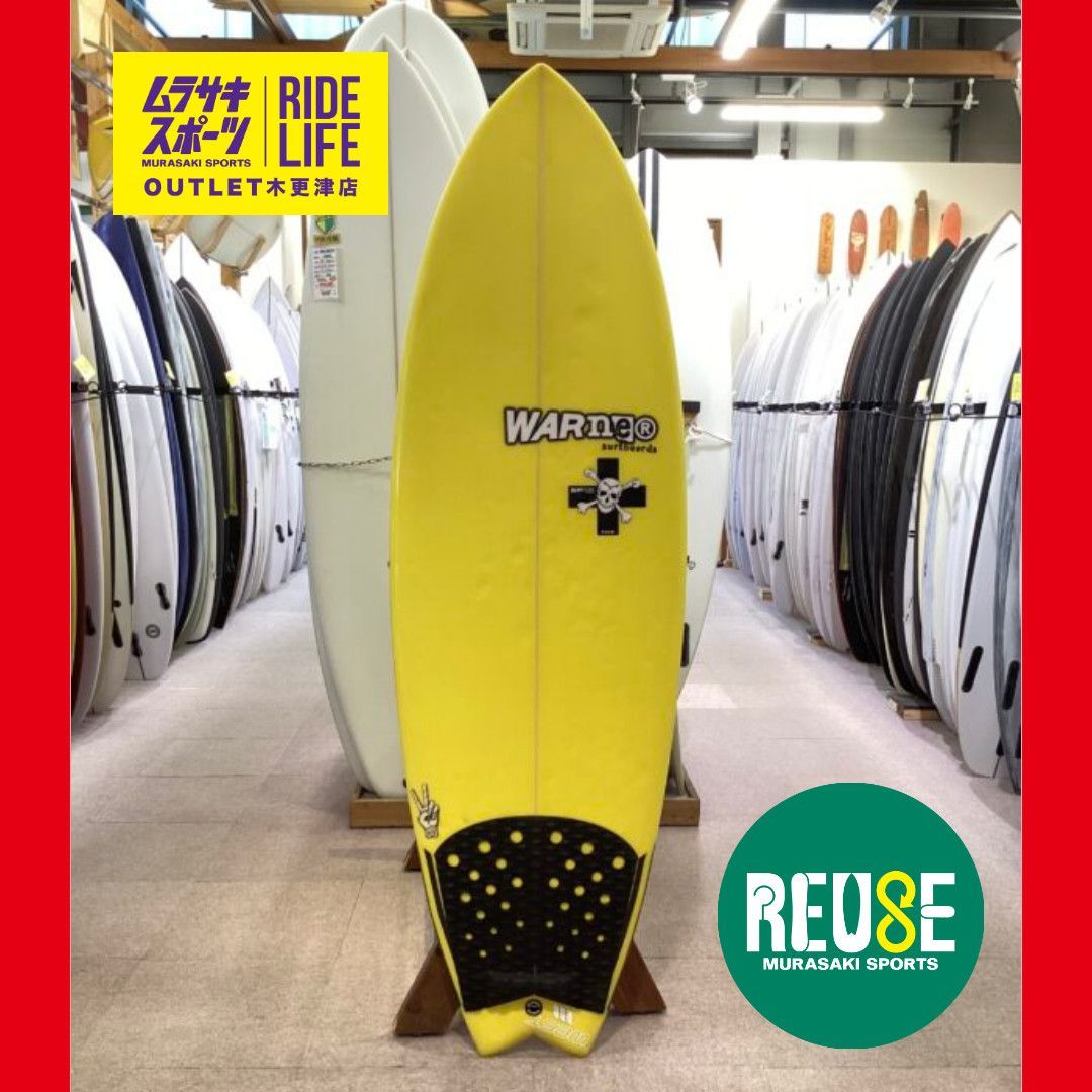ムラスポOUTLET公式 サーフボード WARNER SURFBOARDS DOS TWIN 5’6 ワーナー ディオーエス ショートボード サーフィン ムラサキスポーツ OUTLET アウトレット