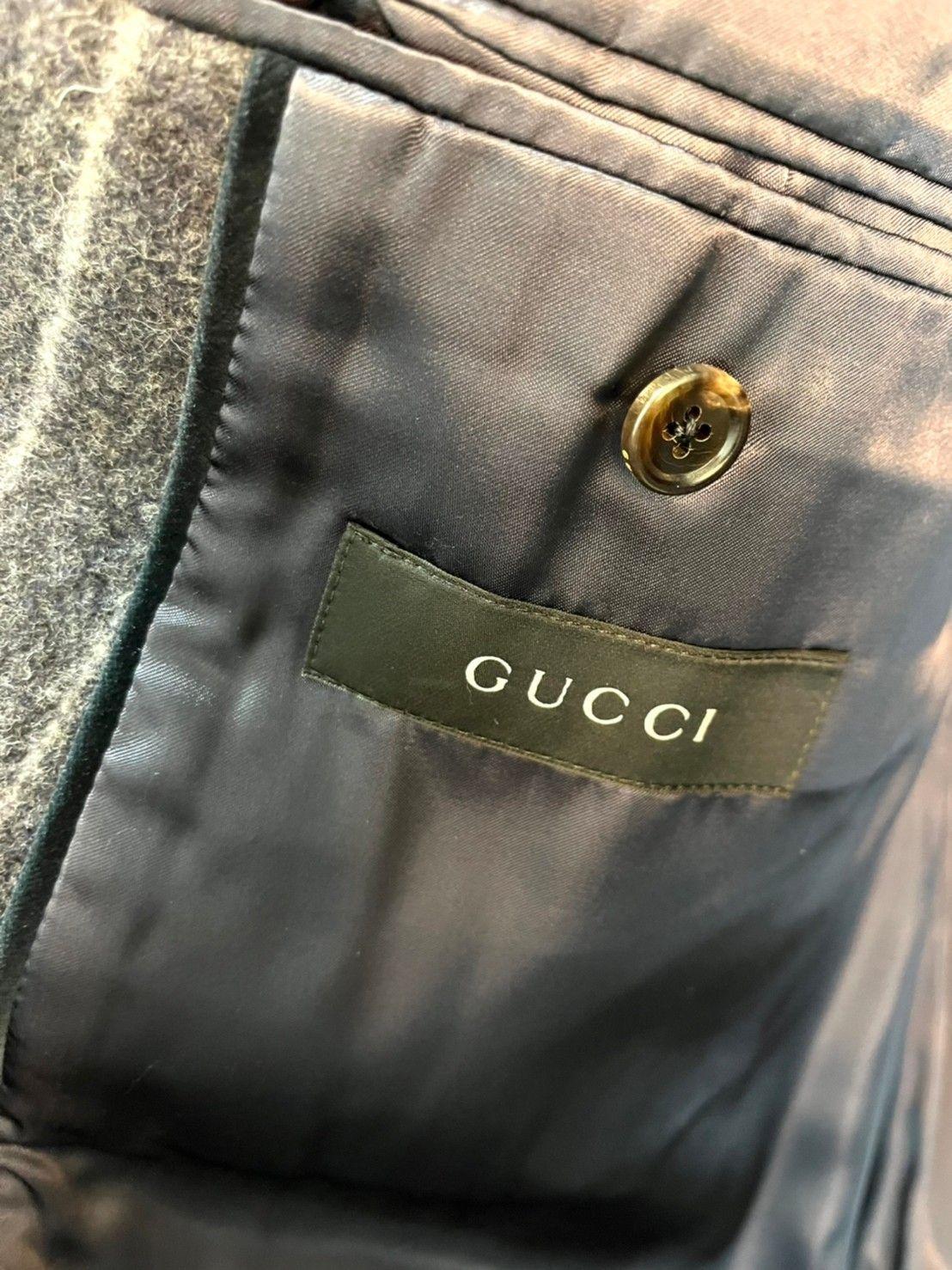 令和3年度産新刈り gucci グッチ ストライプチェスターコート