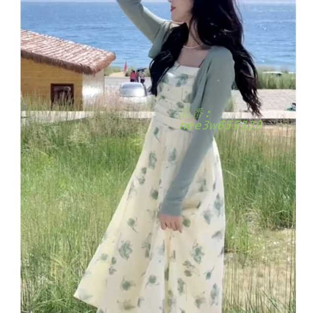 プリントワンピース