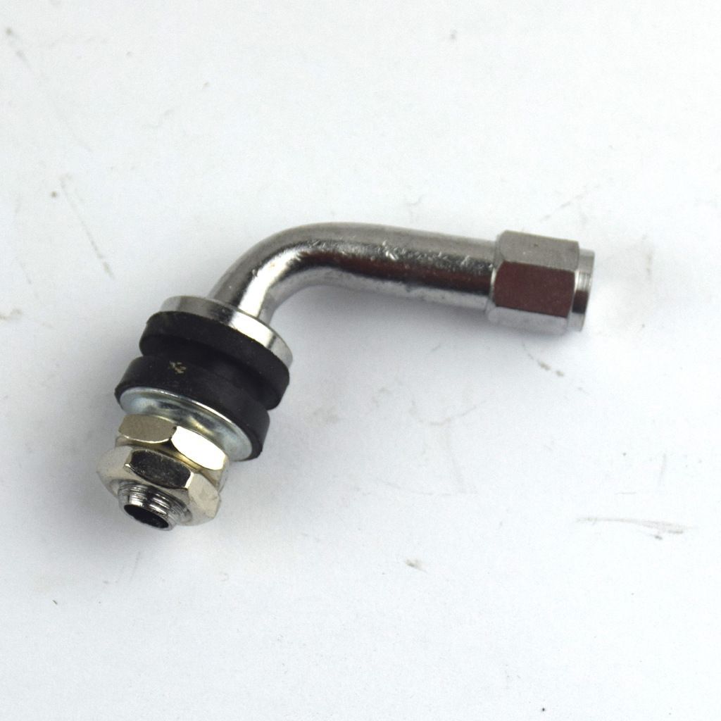 WARK L字型金属エアバルブー 4個セット 約7.3cm ファッション車・バイク・自転車 - WARK L字型金属エアバルブー