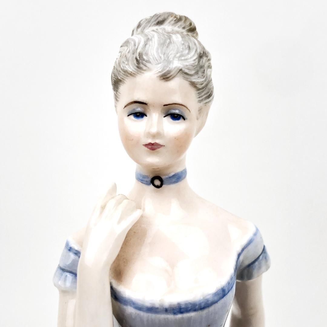coalport コールポート／陶器製人形 イギリス製 女性 人形／ボーン 