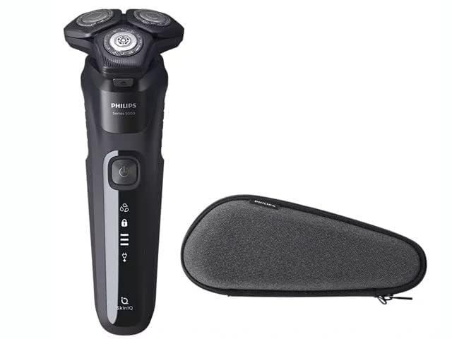 PHILIPS 回転式 充電式 ウェット＆ドライ電気シェーバー 5000シリーズ