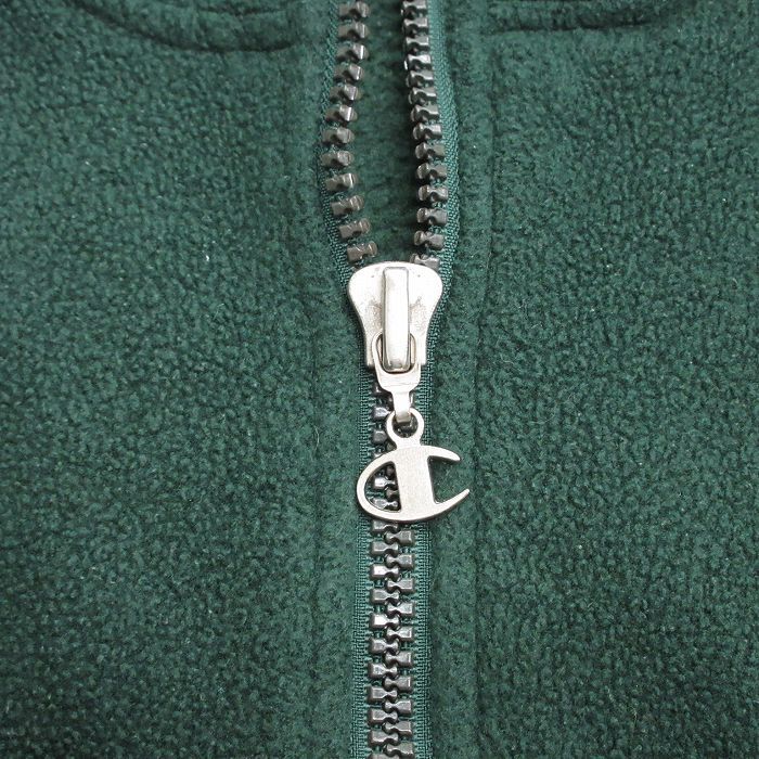 XL/古着 チャンピオン champion 長袖 ハーフジップ フリース