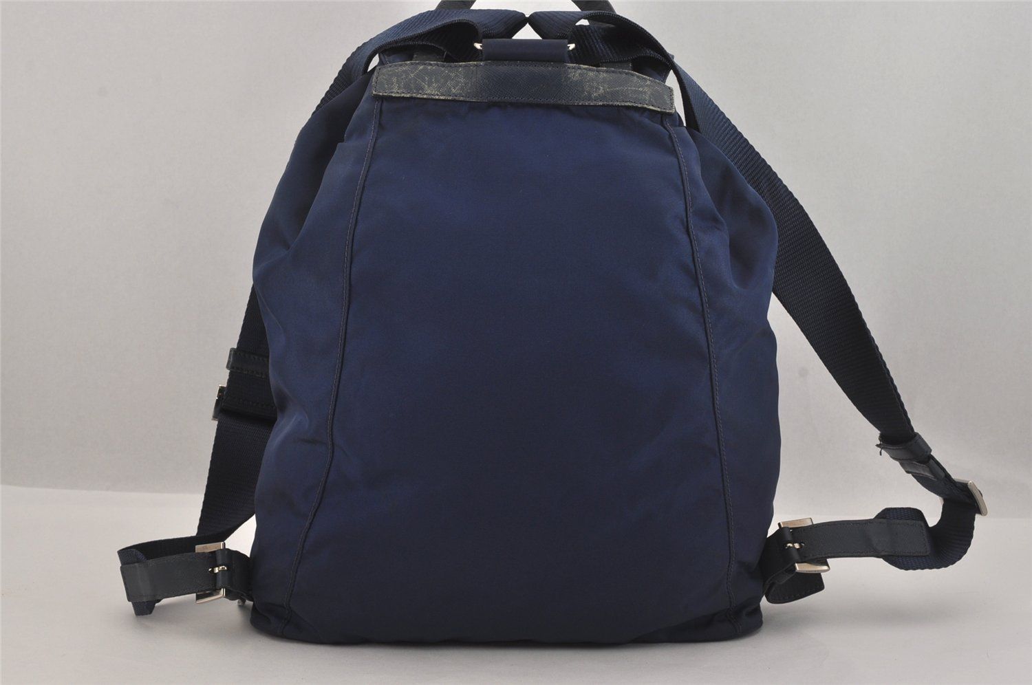 PRADA プラダ ヴィンテージ ナイロン レザー 巾着型 バックパック